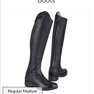 Ariat Ladies’ V Sport tall boots.  They are ladies 8.5 regular medium.